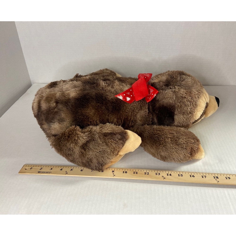 Plush Sloth‎ Stuffed Animal Toy Red Bow - Picture 6 of 13